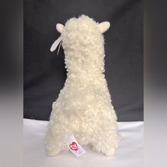 Ty Lily the Llama 8” Plush - White plush llama, Baby shower gift - Picture 4 of 6